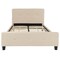 Flash Furniture Full Size Beige Fabric Platform Bed & Mattress HG-BM10-18-GG - alternate 9